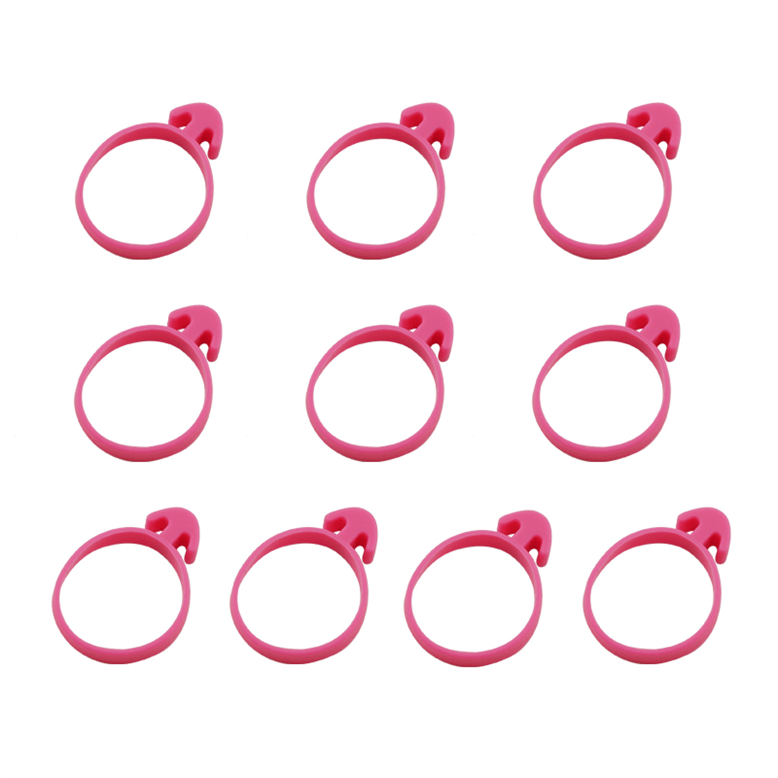 10pcs Silicone Piping Bag Ring Set Easy To Clean And - Temu