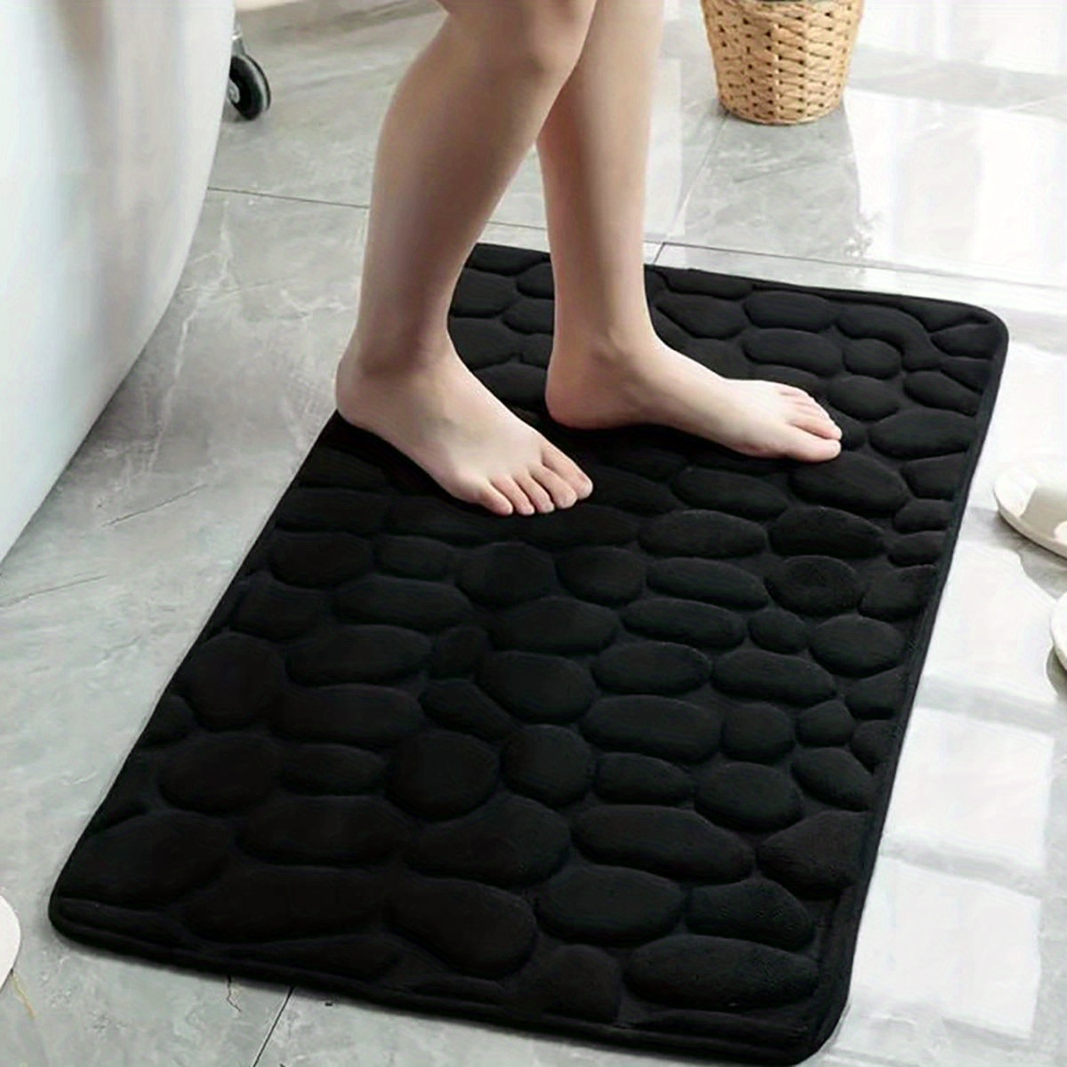 Non Slip Bathtub Mat Massage Foot Pad For Bathroom Washable - Temu