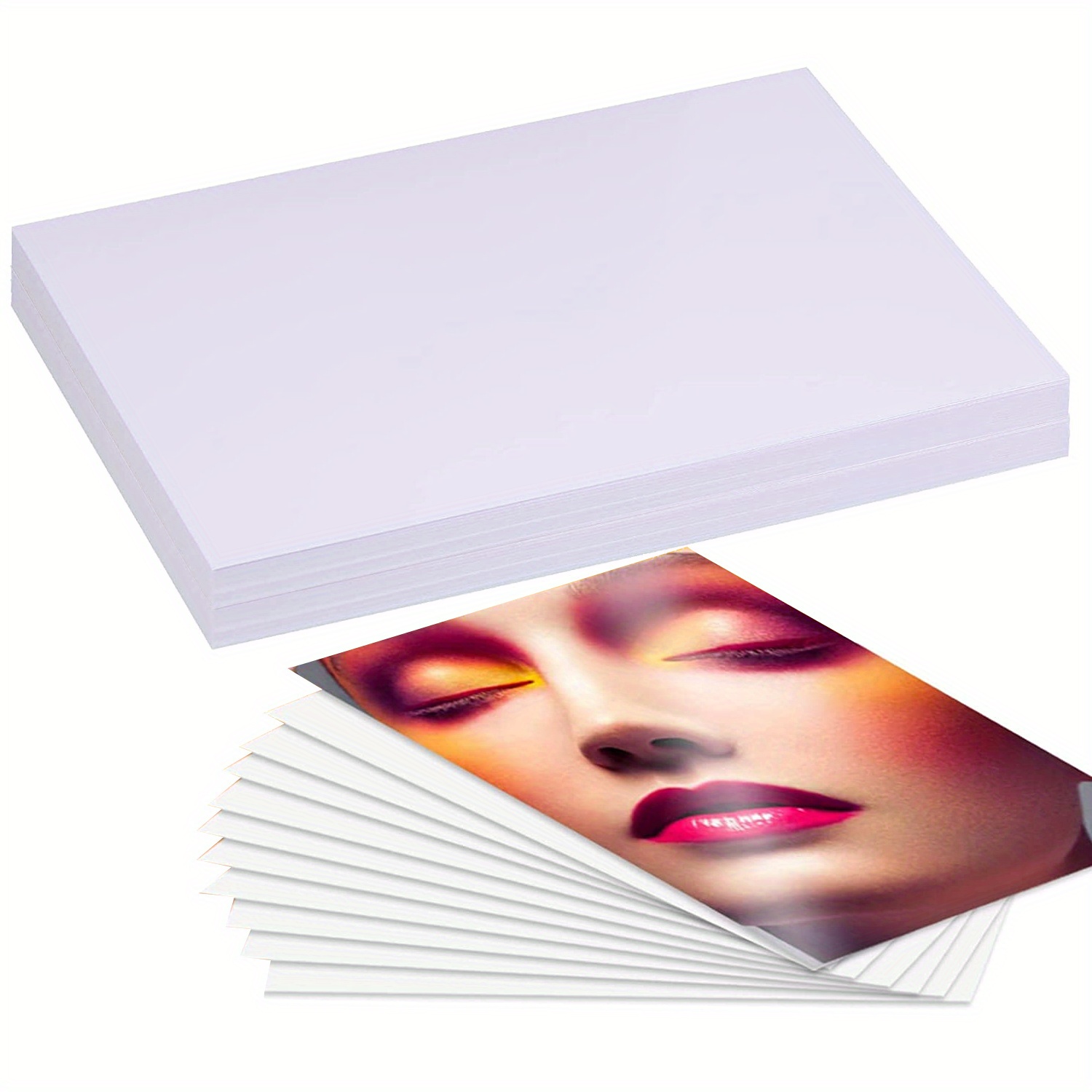 Tofficu 20 Sheets Film Glossy Matte Photo Paper 5x7 Photo Paper Metallic  Cardstock Paper 4x6 Photo Paper Photo Paper 4x6 Picture Printing Paper