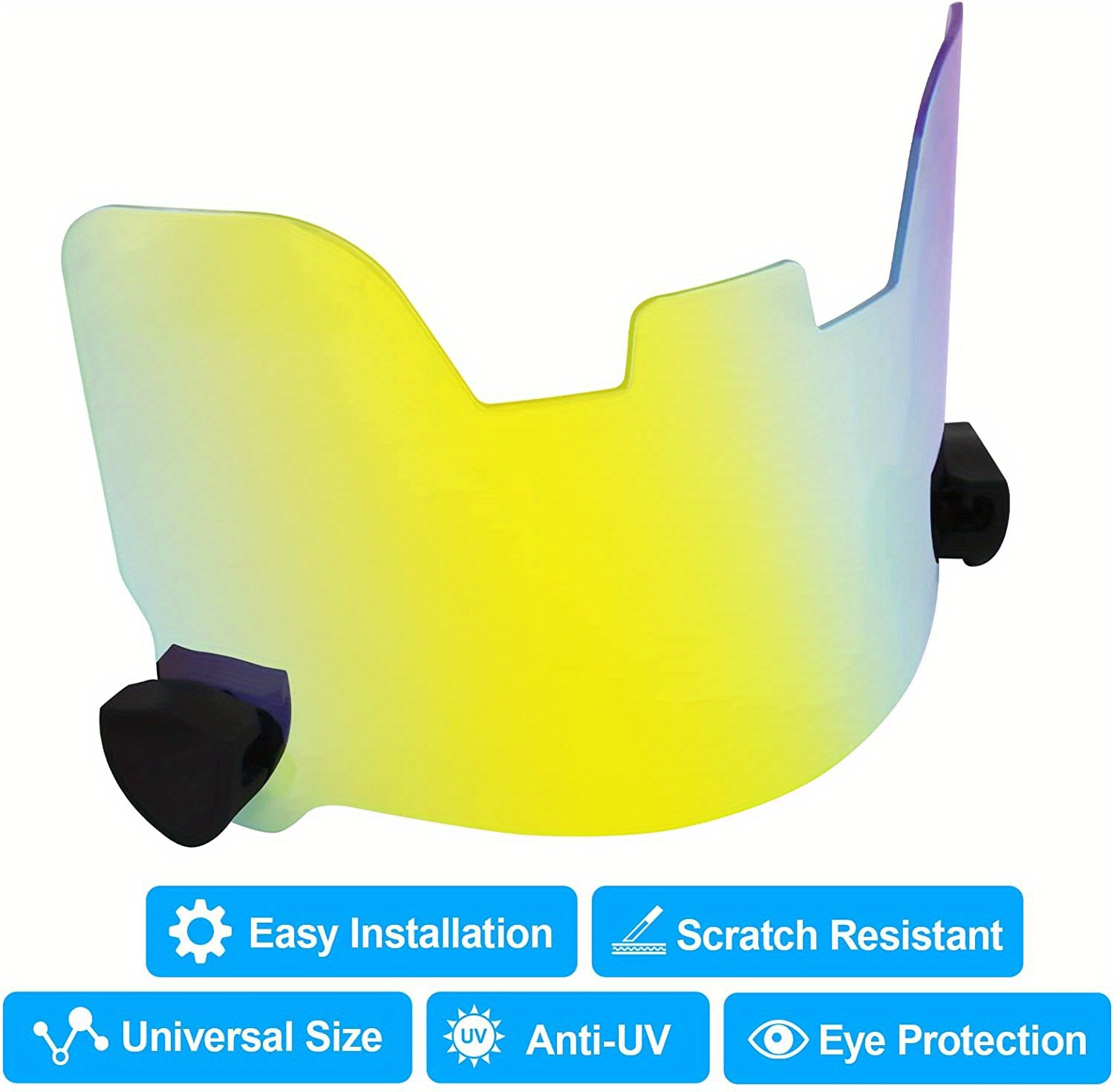 Protect Your Eyes And Face With A Football Helmet Visor Eye - Temu