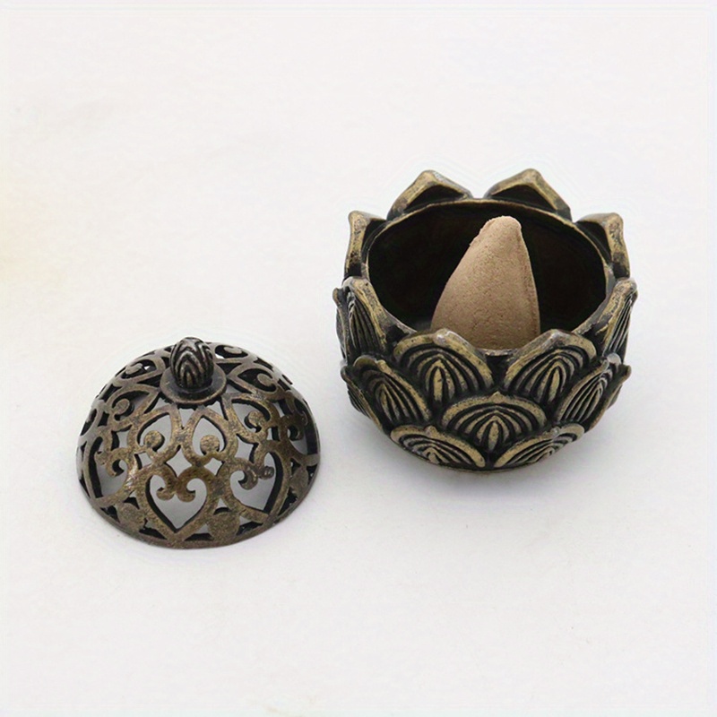 Hollow Lotus Incense Burner Hollow Incense Serving Tea Table