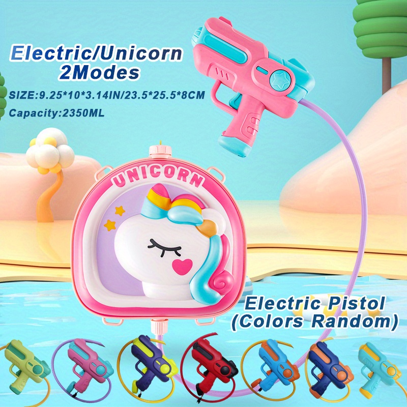 Pistola de agua con mochila Lady Bug Super Soaker, juguete para niños,  diversión en el agua para exteriores, playa, patio, juegos de agua