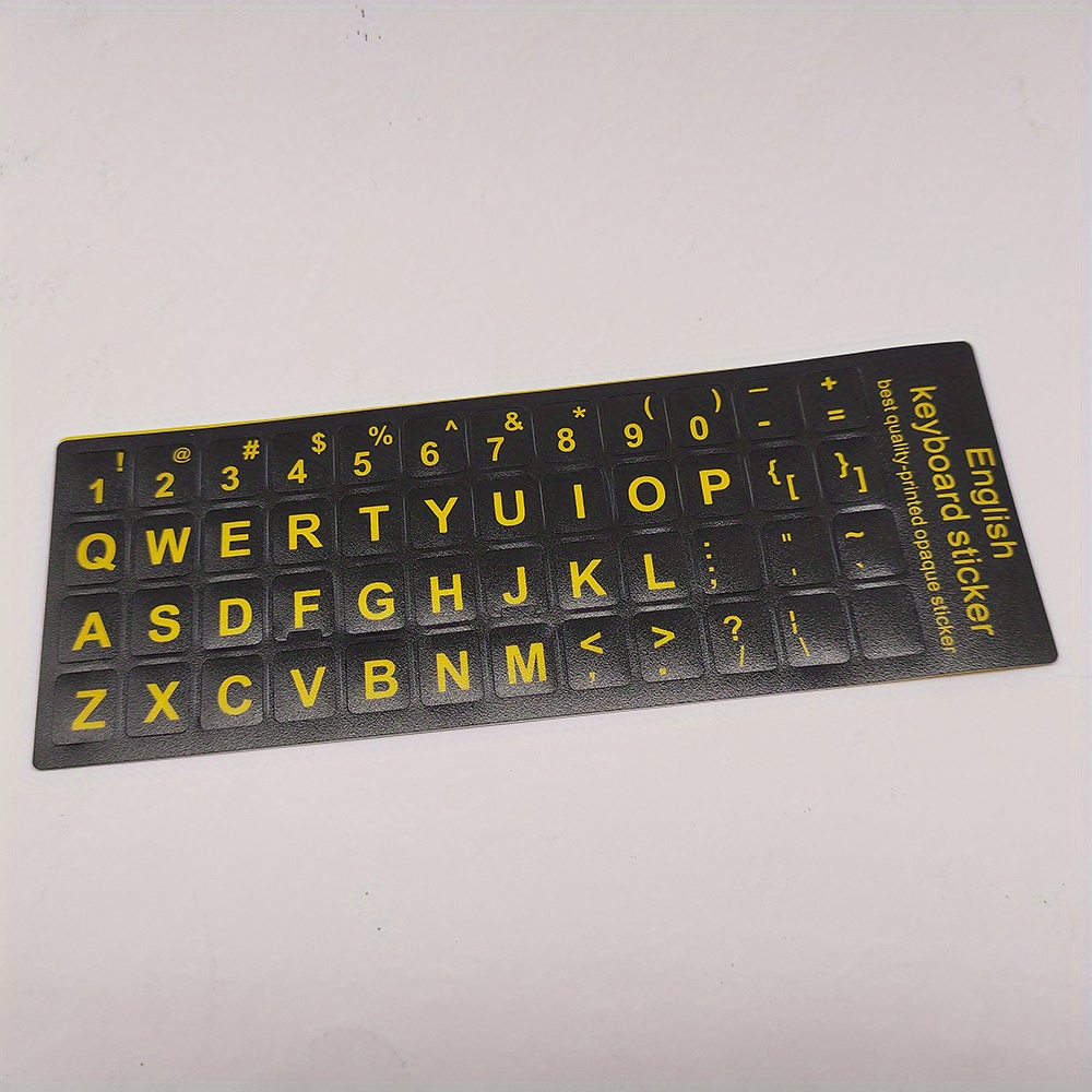 English Letters Keyboard Sticker Covers Notebook Computer - Temu