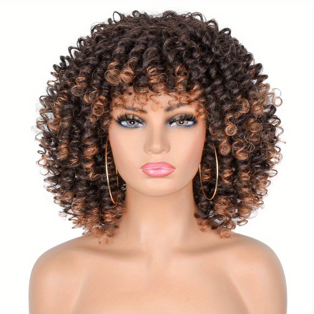 Afro clearance wig brown