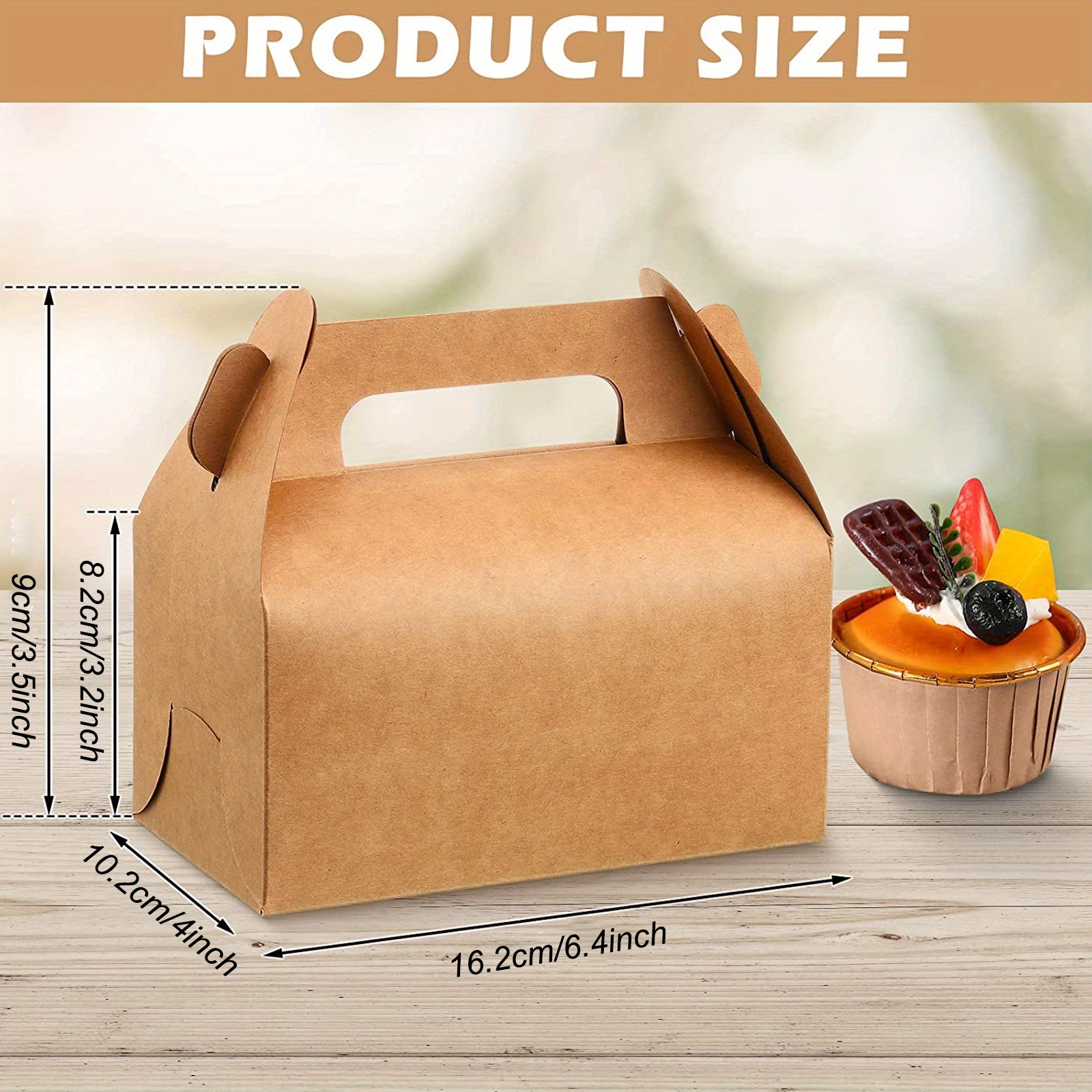 Favor Treat Boxes,bulk Gable Boxes Goodies Box Paper Gift Wrap Box With