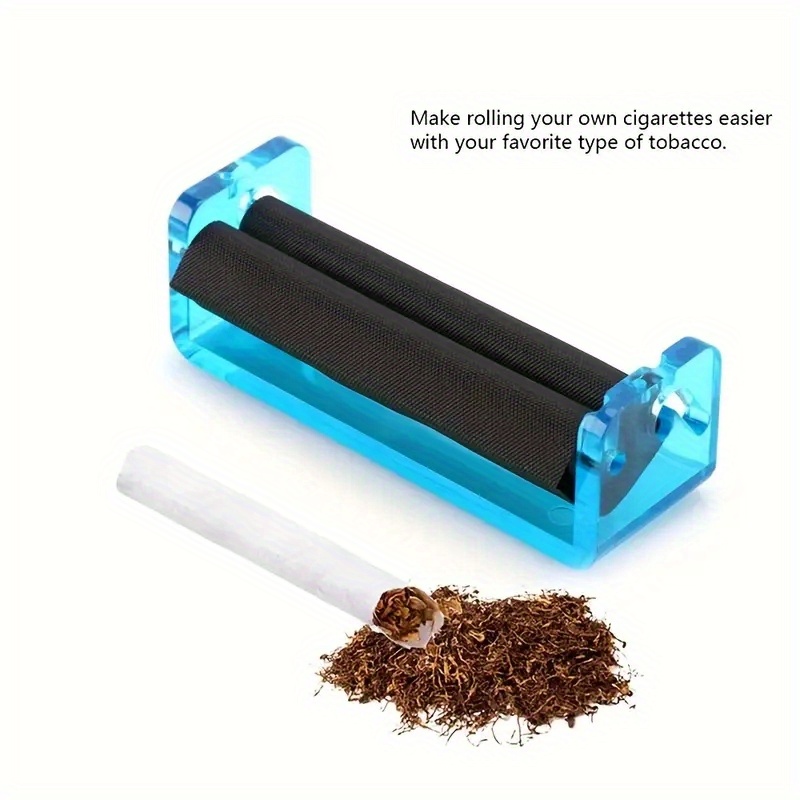  Máquina de laminación de cigarrillos eléctrica, máquina  inyectora de tabaco portátil puede moler llena de hierbas, tabaco, etc.  Adecuado para tubos de cigarrillos y papeles de liar (negro manual) : Salud