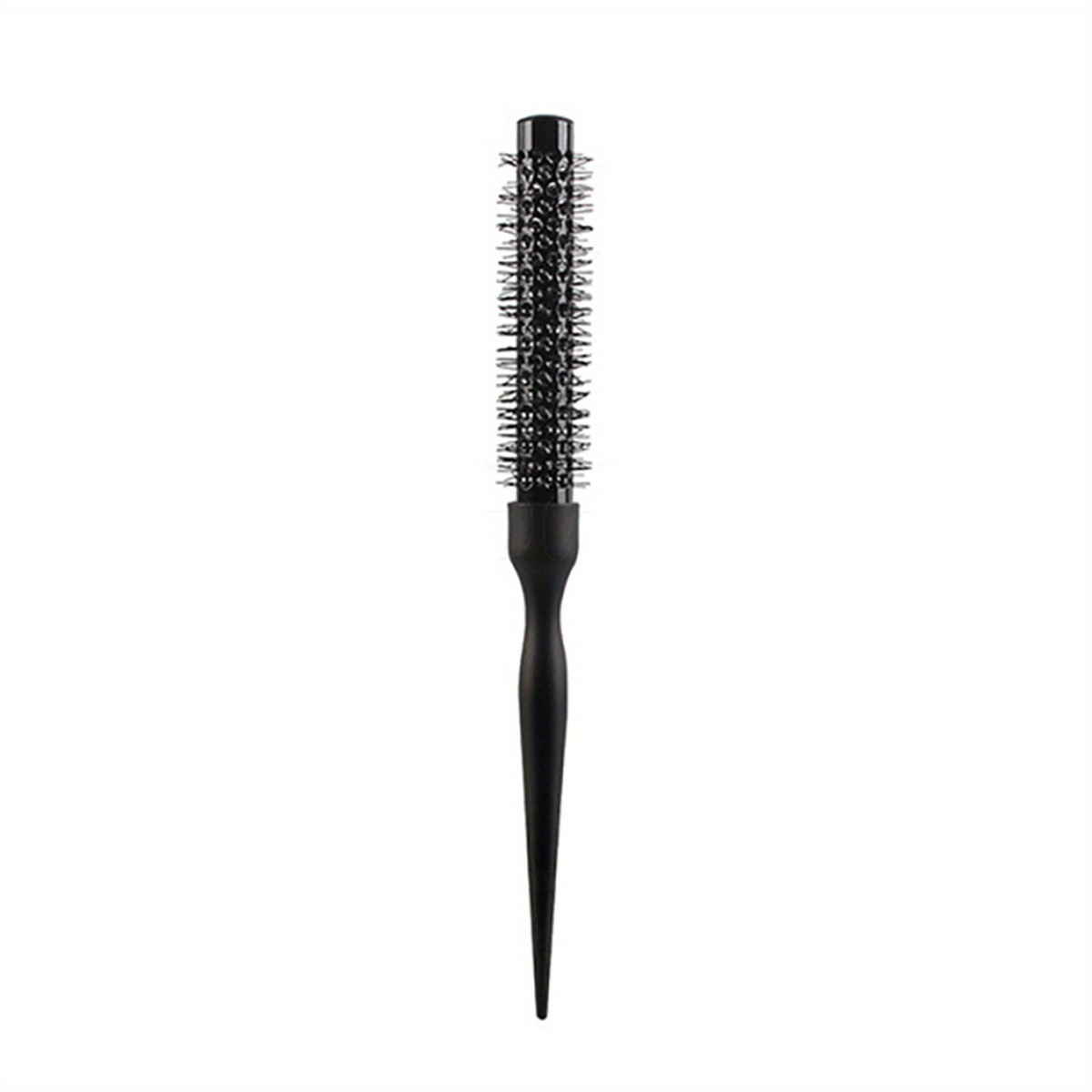 TEMU Aluminum Hair Styling Comb - Professional Round Hair Curling Brush For Salon-quality Hair Care