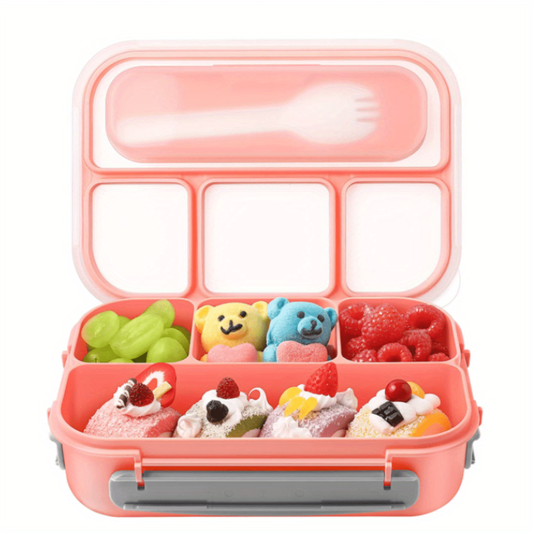 1000ML Bento Box Lunch Boxes For Kids 4 Compartment Food