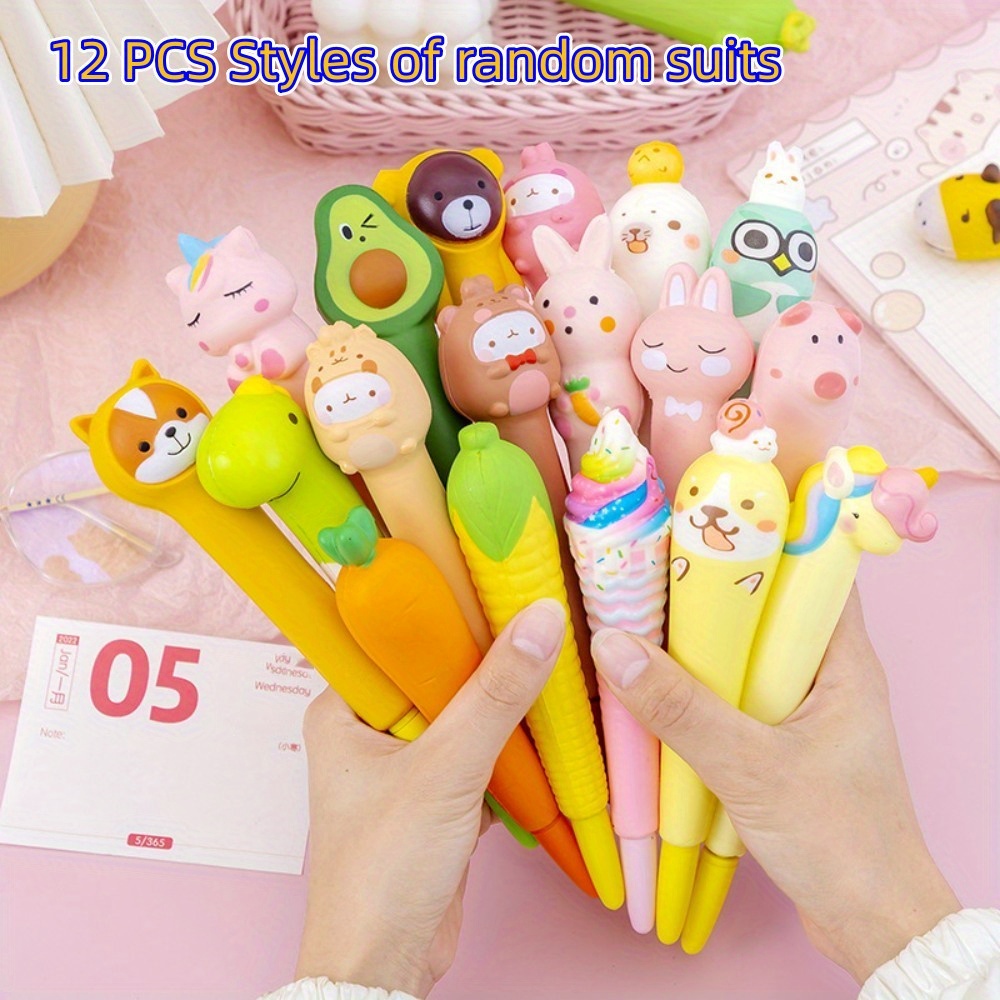 Random Style Suits Cute & Fun Pens For Kids Perfect For Stress Relief Kids  Stationary & Pens For Girls Party Favors For Kids - Temu Germany