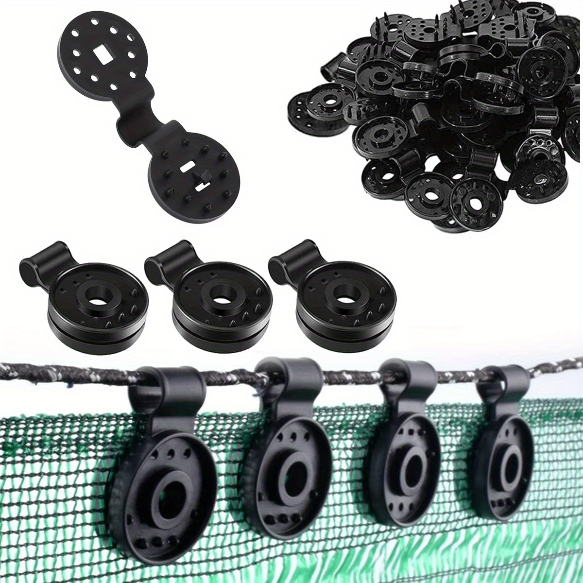 Shade Cloth Plastic Clips Perfect Sun Shade Net Anti Bird Temu