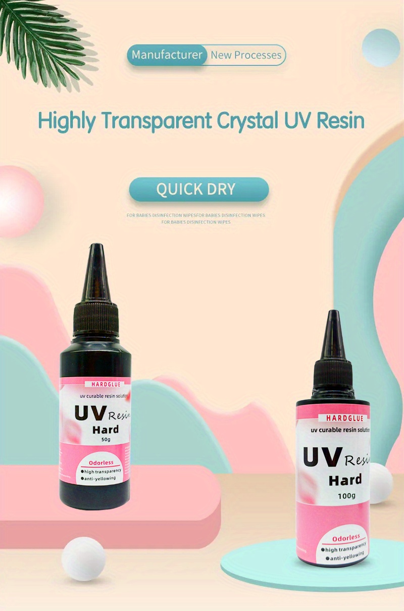 Uv Resin Fastest Curing Zero Yellowing Superb Transparency - Temu