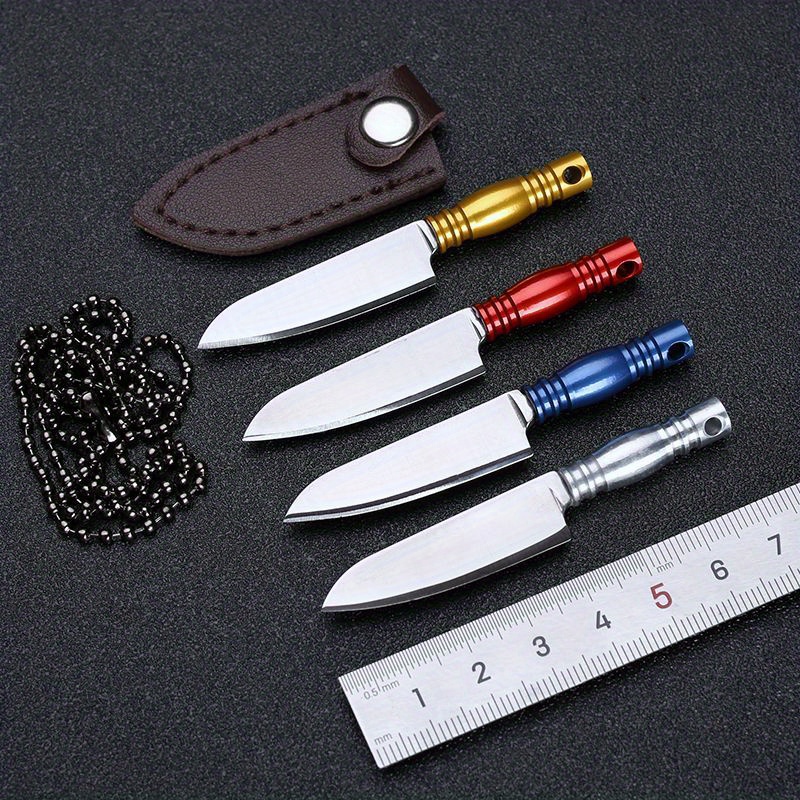 Portable Stainless Steel Kitchen Knife - Perfect For On-the-go Cooking And  Outdoor Adventures - Temu