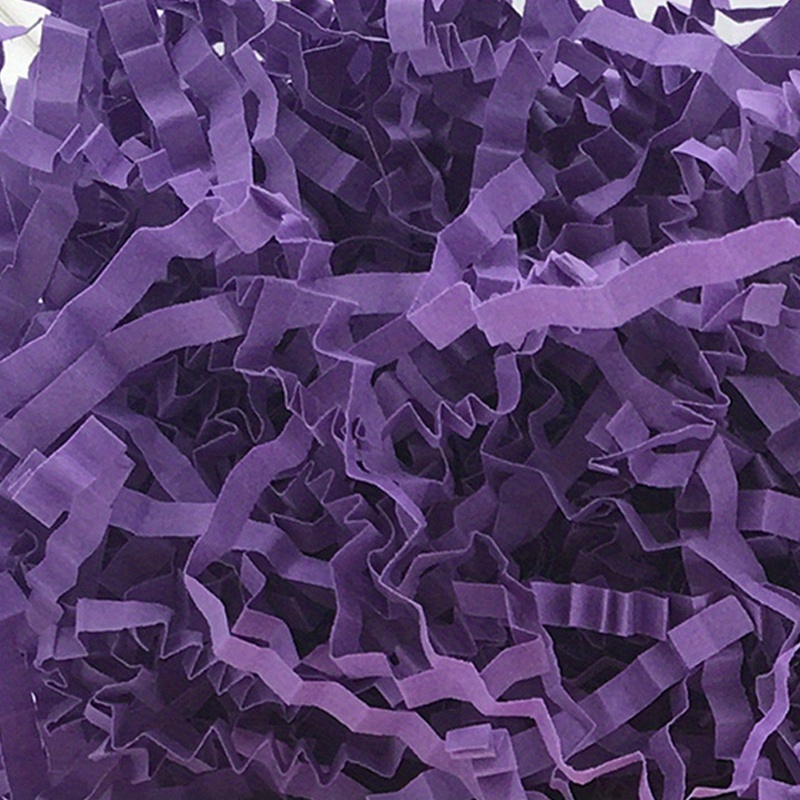 Light Purple Shredded Paper Filler, Paper Grass, Crinkle Paper, Gift Box  Fillers - Paper Else