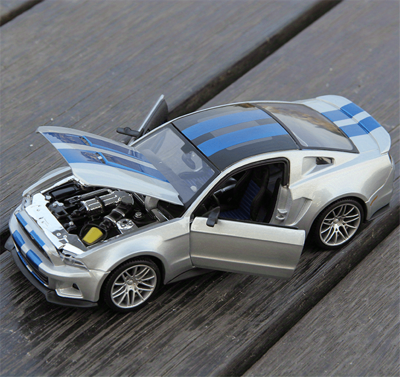 1:24 Mustang Street Racer Alloy Sports Car - Temu