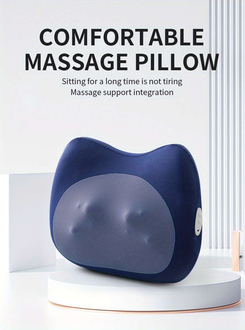 Neck Shoulder Back Massager with Heat - Shiatsu Neck Massager Present, Gift  for Men / Women / Mom / Dad - Deep Kneading Massage for Neck, Back,  Shoulder, Waist, Leg, Feet and Muscle Blue