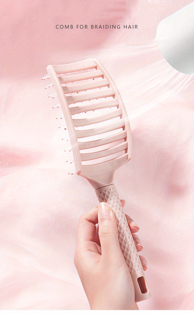Hair Brush Detangling Curved Vented Hair Brushes Women Men Temu