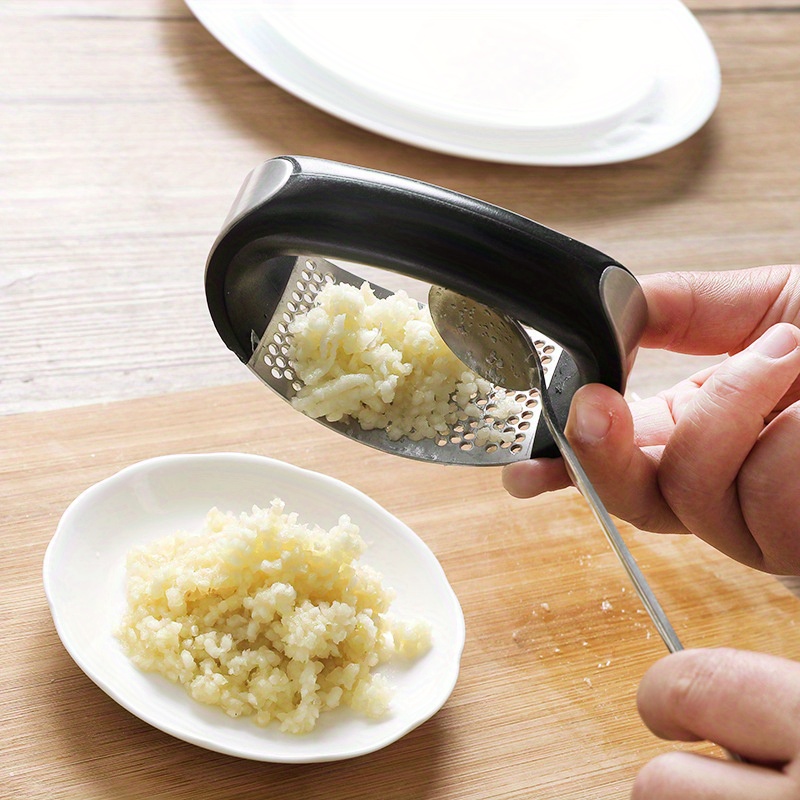 Stainless Steel Garlic Press Creative Garlic Mincer Crusher - Temu