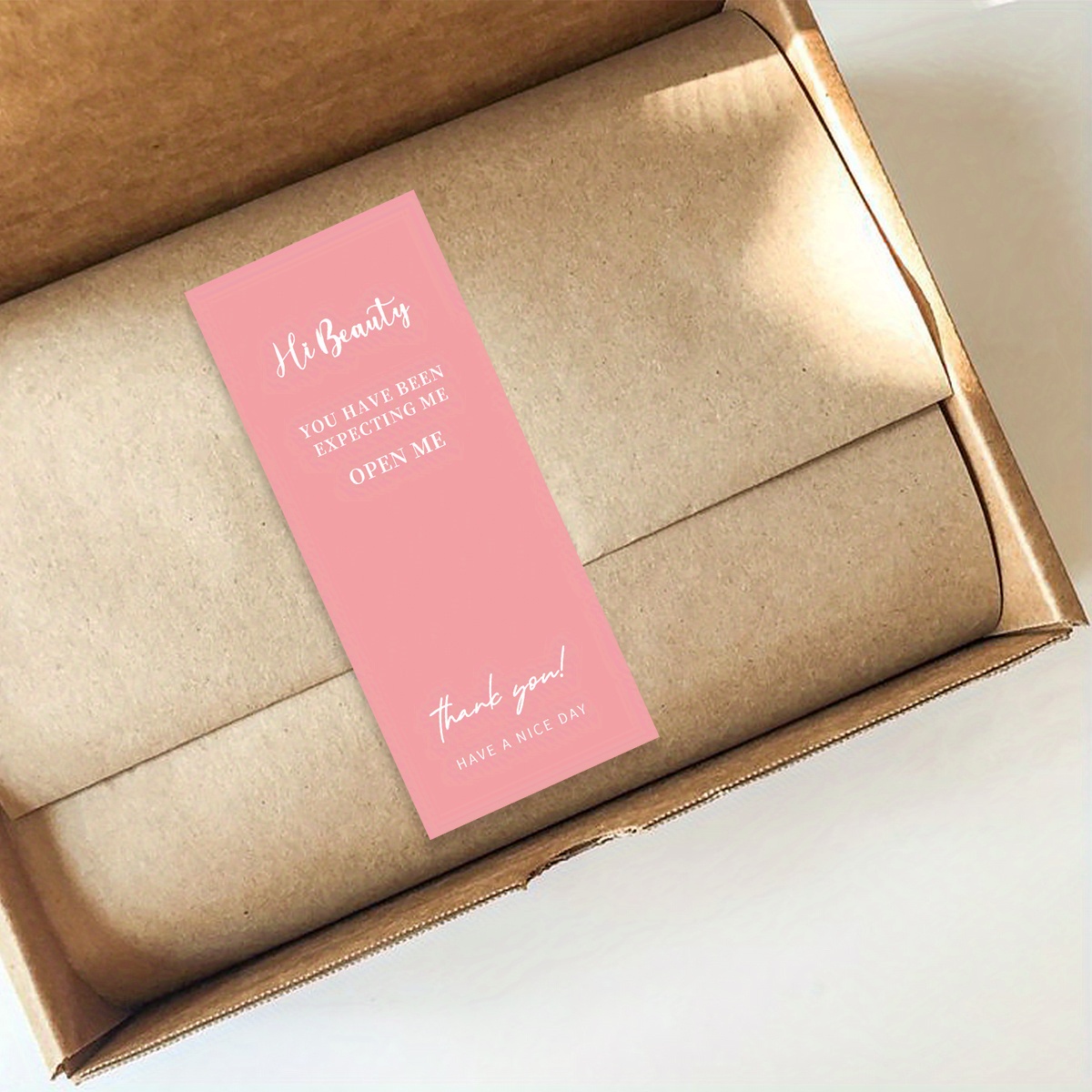 Box Seal Stickers,rectangle Gift Package Labels, Thank You For Your