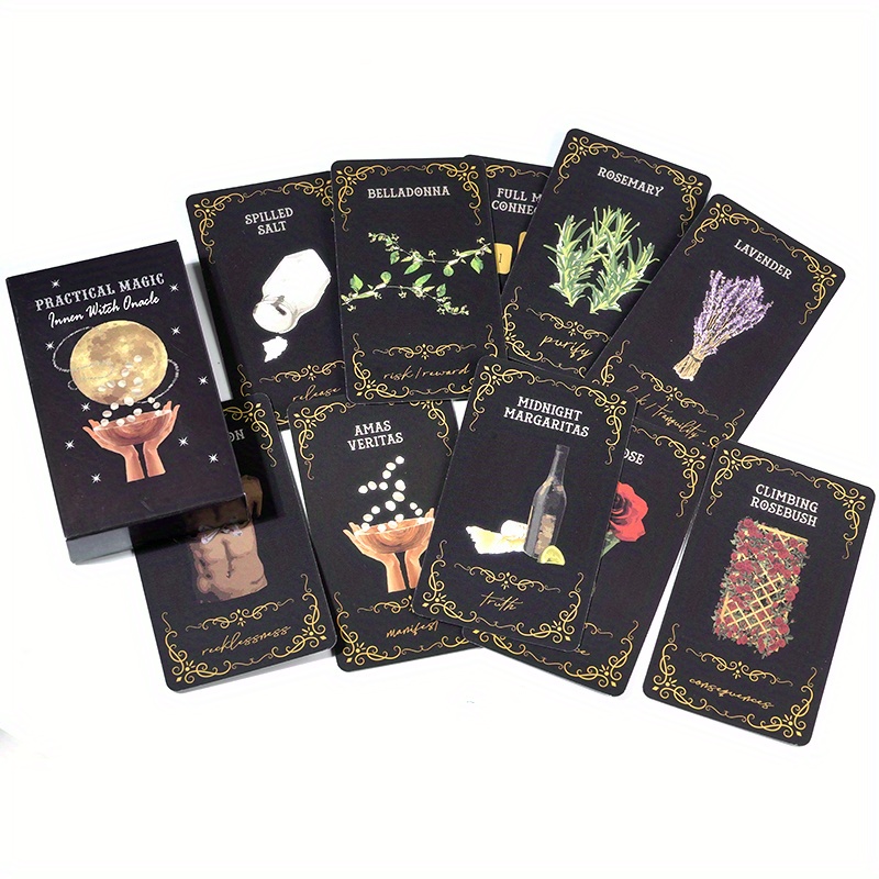 Practical Magic Inner Witch Oracle Tarot Card Game Board - Temu United ...