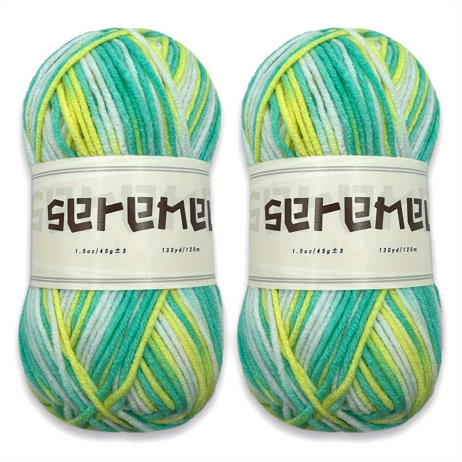 Makr Baby Soft Crochet & Knitting Yarn 8ply, White- 100g Acrylic