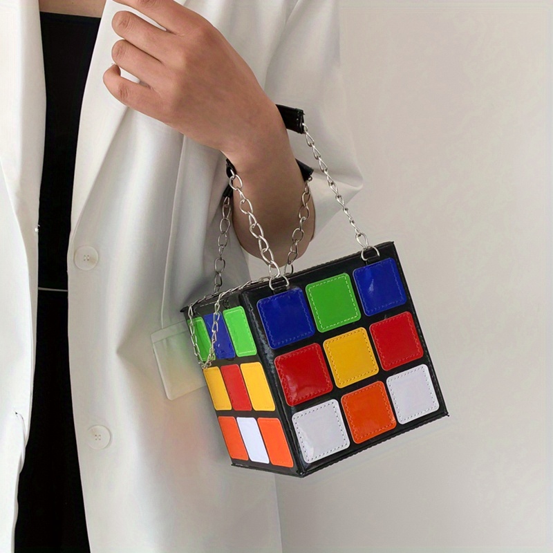 Women's Cute Cube Shape Handbag