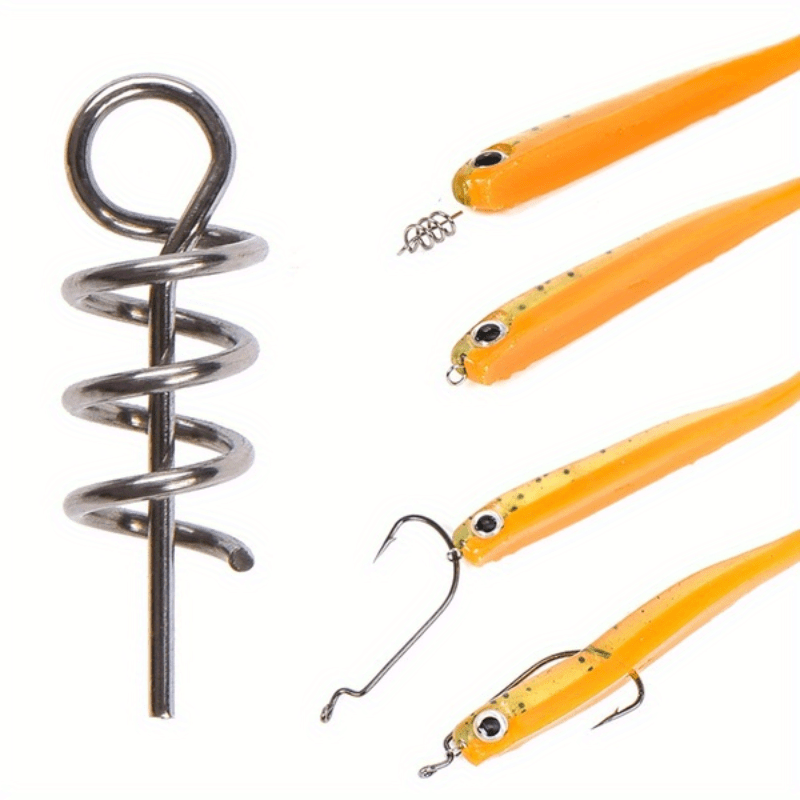 Fishing Soft Bait Centering Pins Connector High Carbon Steel