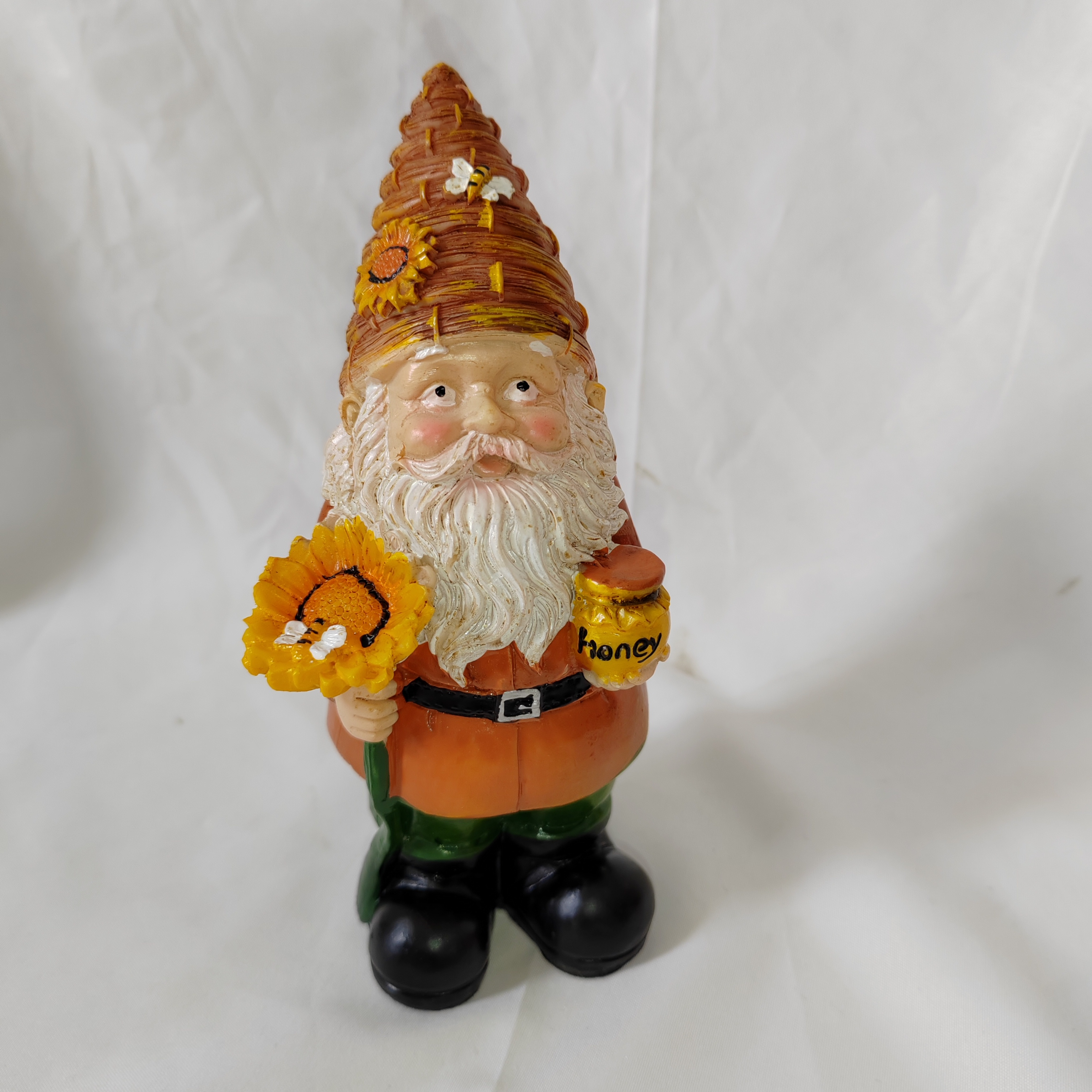 Gnome Statue Bumble Bee Gnome Ornament Resin Scandinavian Gnomes Figurine  Dwarf Statue For Garden Lawn Yard Home Bee Day Decoration - Temu