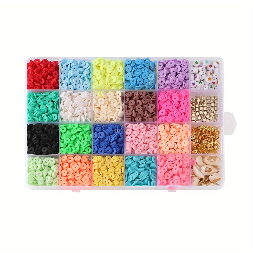 Polymer Clay Bead Set for Bracelet Making