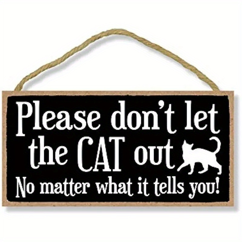 Lassen Sie die Katzen nicht raus German - Funny Personalized Cat Decorative Mat (WT)