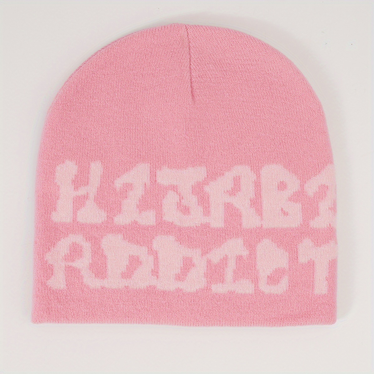 Letter Knitted Hat Breathable All-match Beanie Hat Woolen Hat