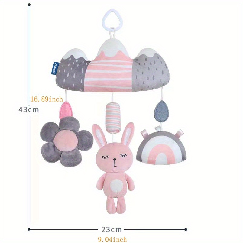 Baby Hanging Rattles Toys for 3 6 9 to 12 Months, Early Development Newborn  Crib Toys