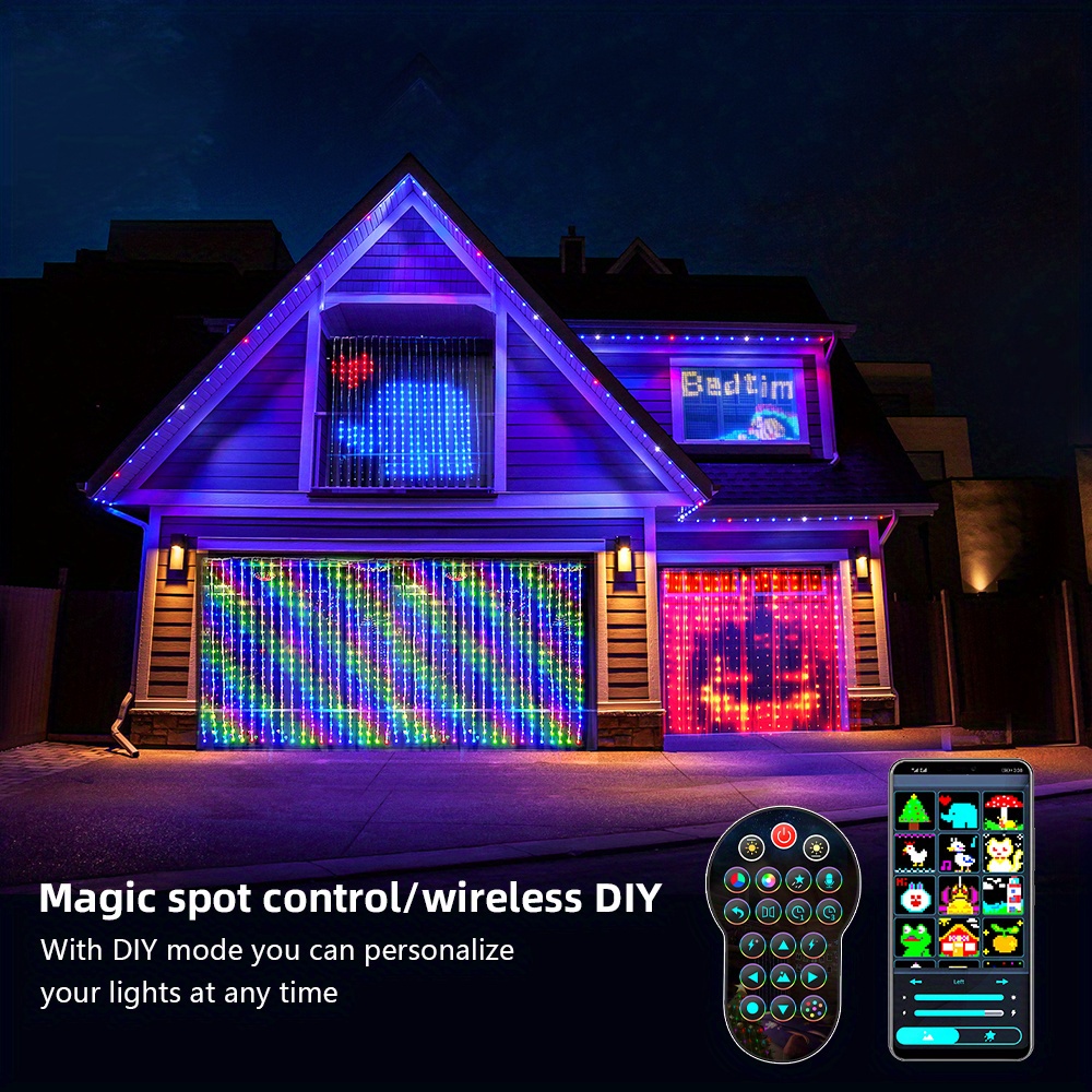 DIY Programmable Smart Christmas Lights with APP & Remote Control