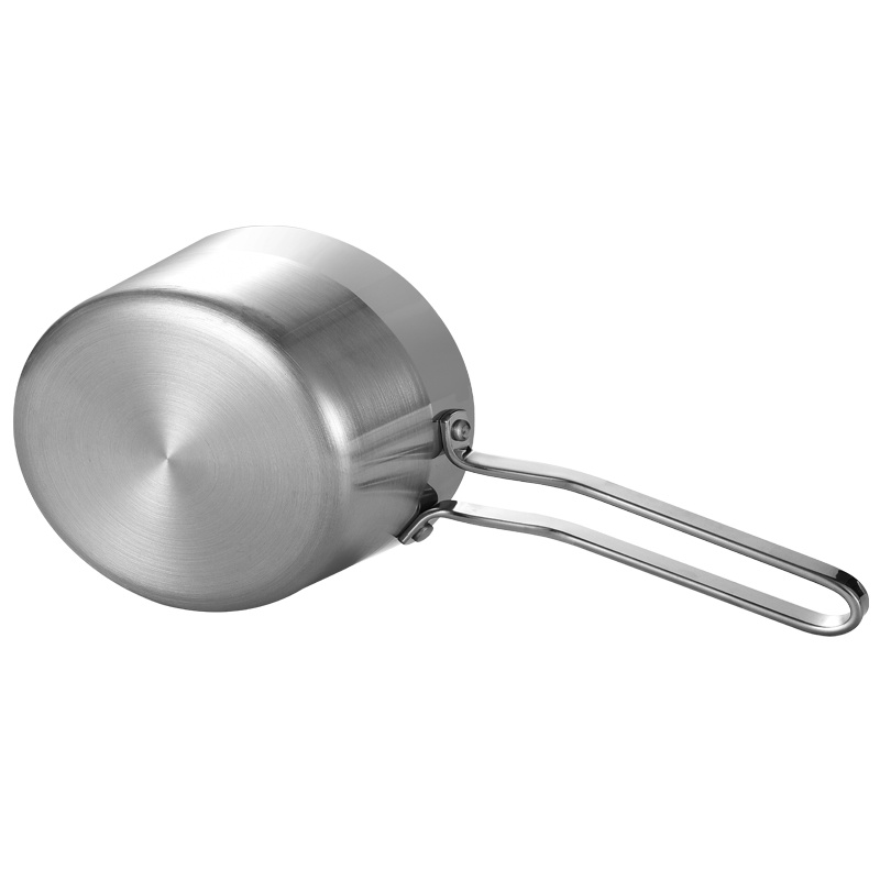 Saucepan 3 Layers Stainless Steel Sauce Pan Mini Saucier - Temu