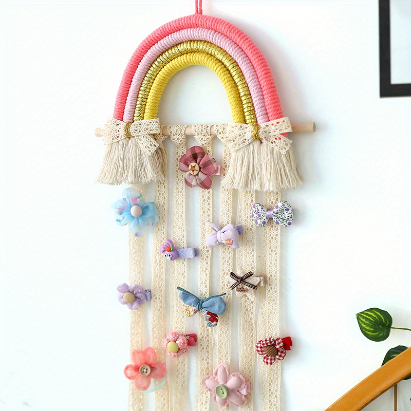 Bow Hair Hoops For Baby Girl Headband Storage Hanging - Temu