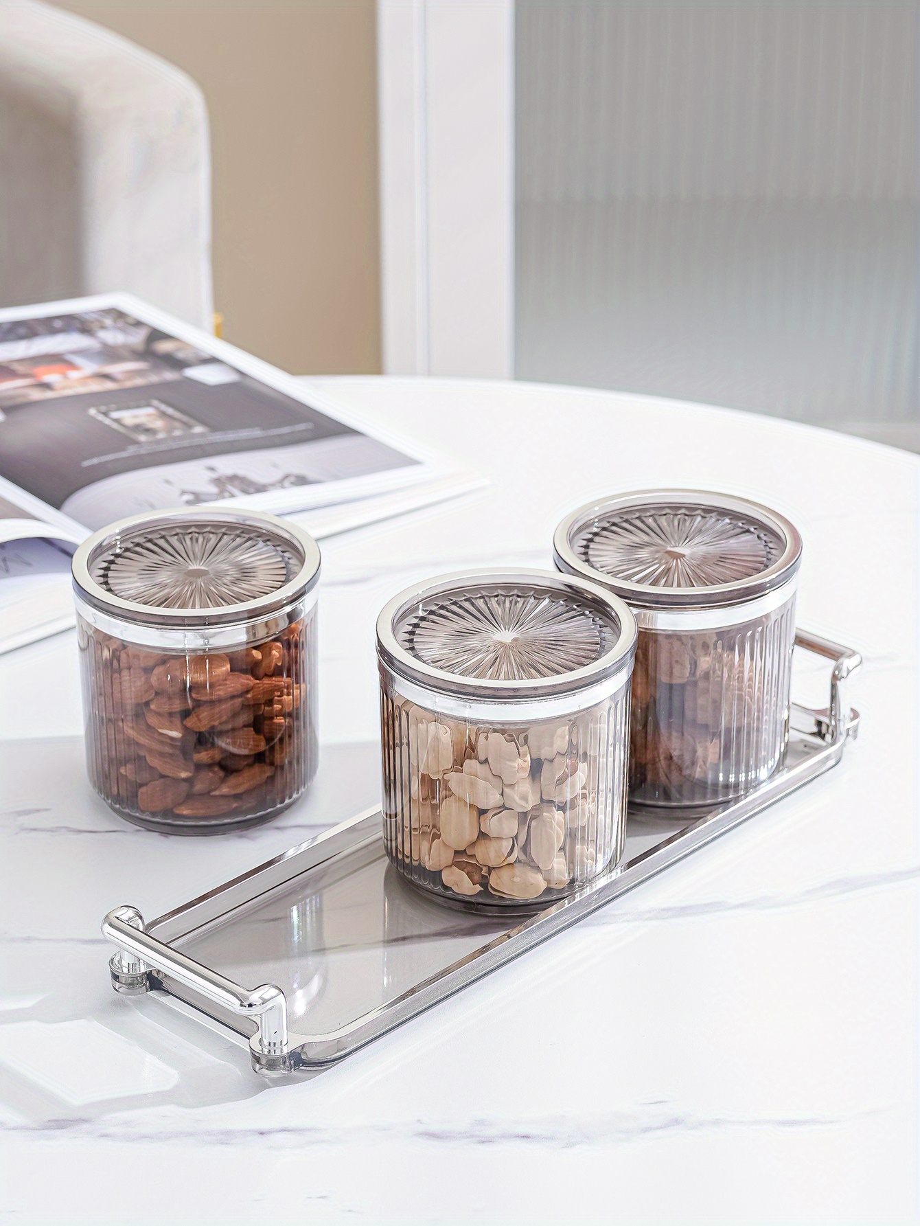 Storage Jars With Lids Nut Jar Dried Fruit Jar Nut Jar - Temu