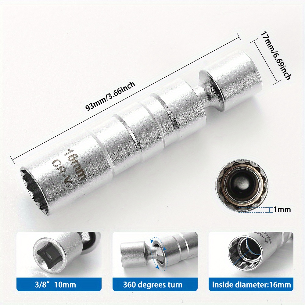 Magnetic spark deals plug socket 16mm