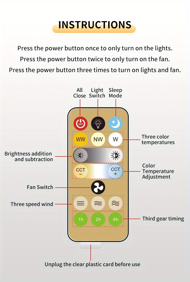 Modern Silent Led Dimmable Fan Light Easy To Install Low Temu