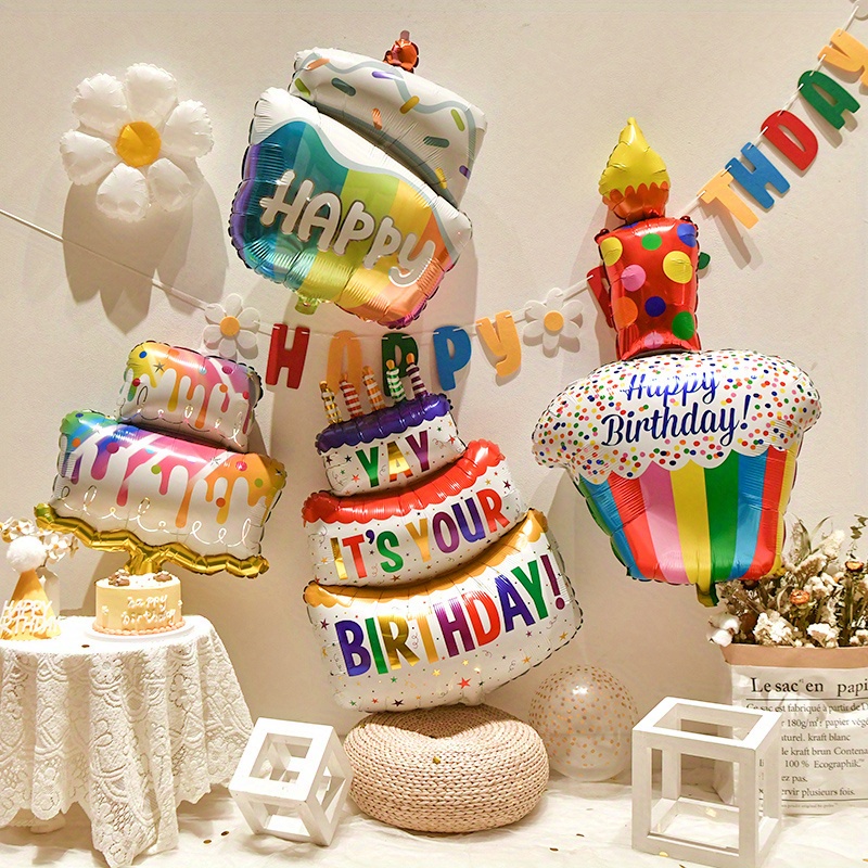 Ballon d'aluminium d'anniversaire, décoration d'anniversaire