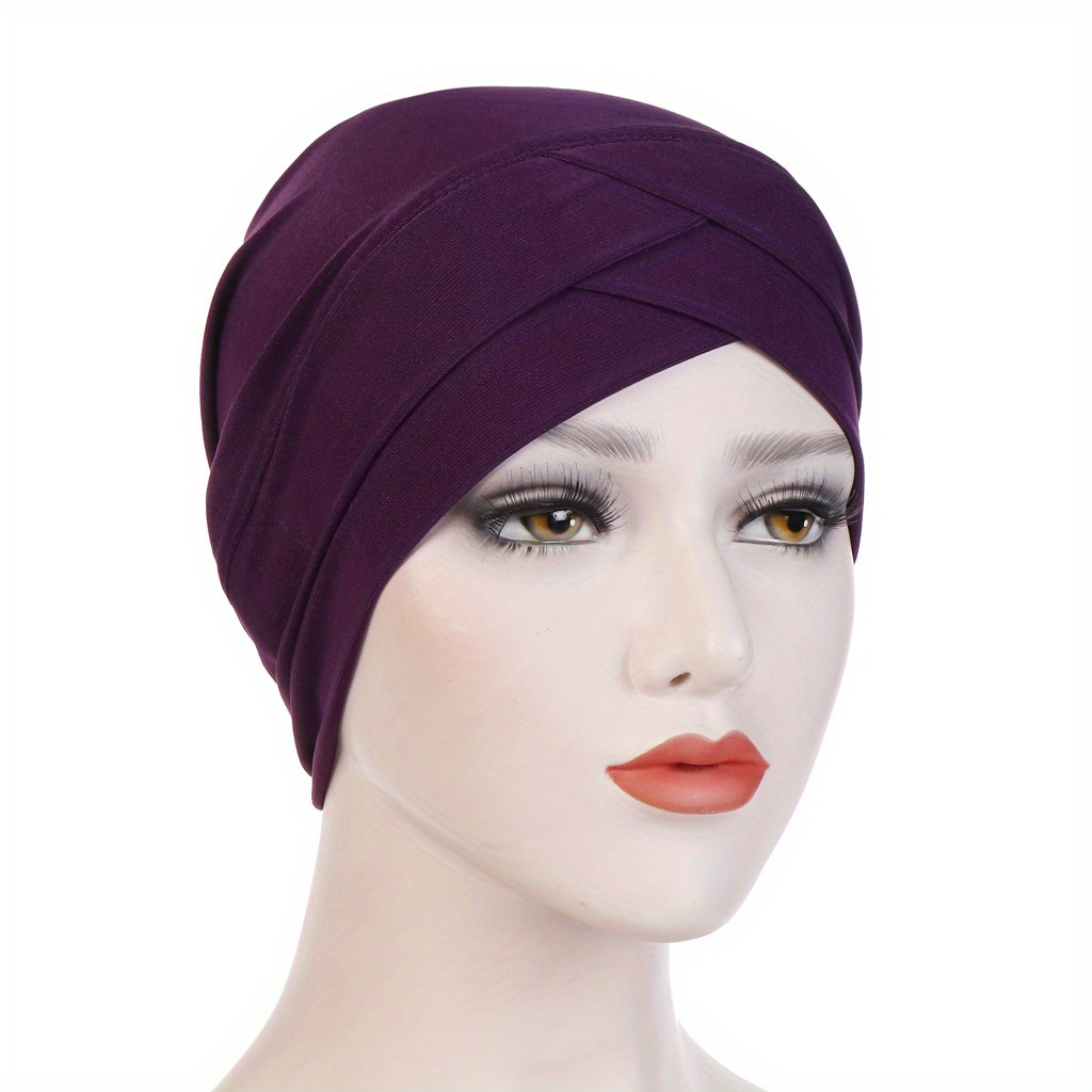 1 Pezzo Cappello Turbante Donna Con Treccine Intrecciate E Tessuto