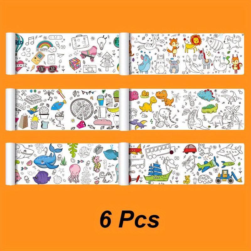 Coloring Paper Graffiti Scroll High Quality Paper Roll With - Temu