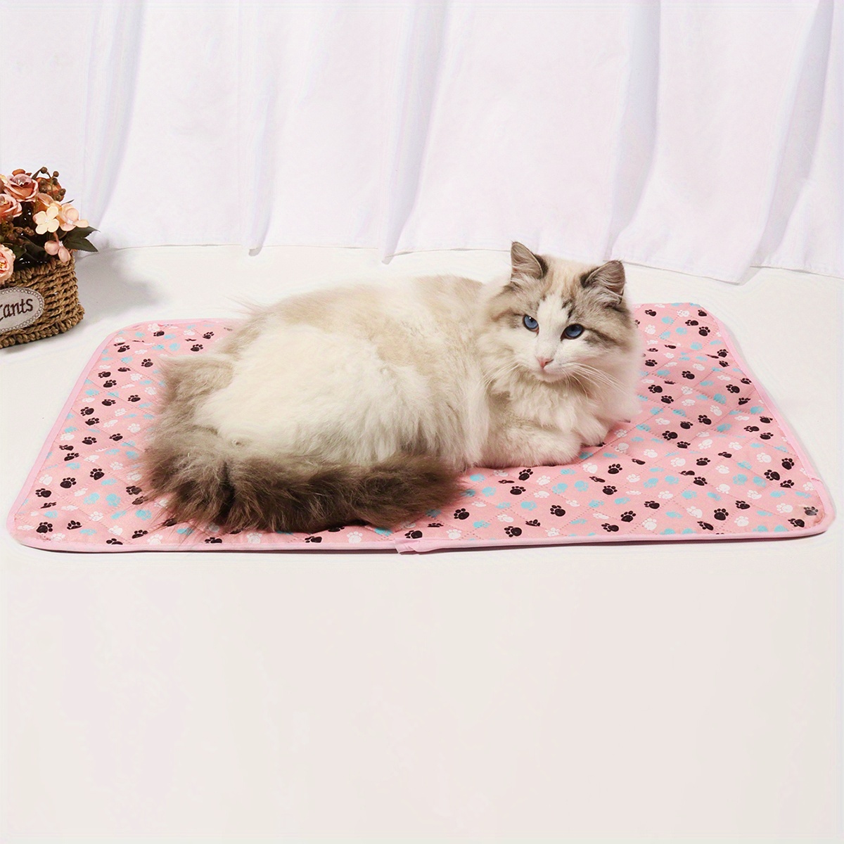 pet comfortable cooling mat with cute patterns cat and dog sleeping mat pet beds sofa cushion details 4