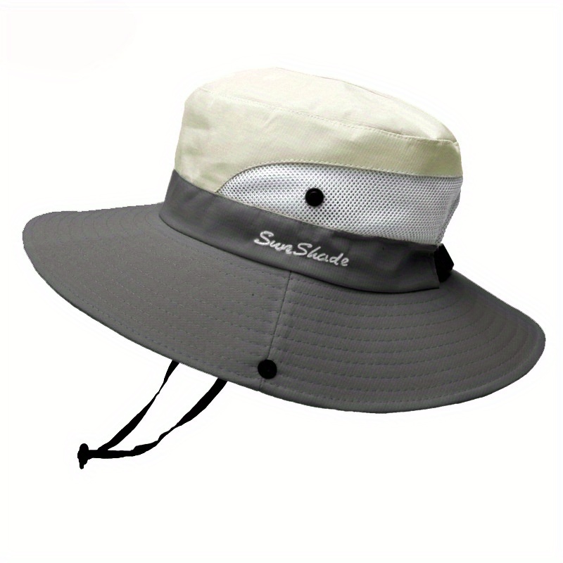 Women's Ponytail Sun Hat Uv Protection Bucket Hats Foldable - Temu United  Kingdom