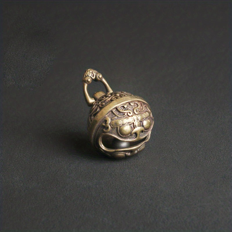 Vintage Bronze Glocken-Anhänger Für Schlüsselring – Dekoratives Geschenk