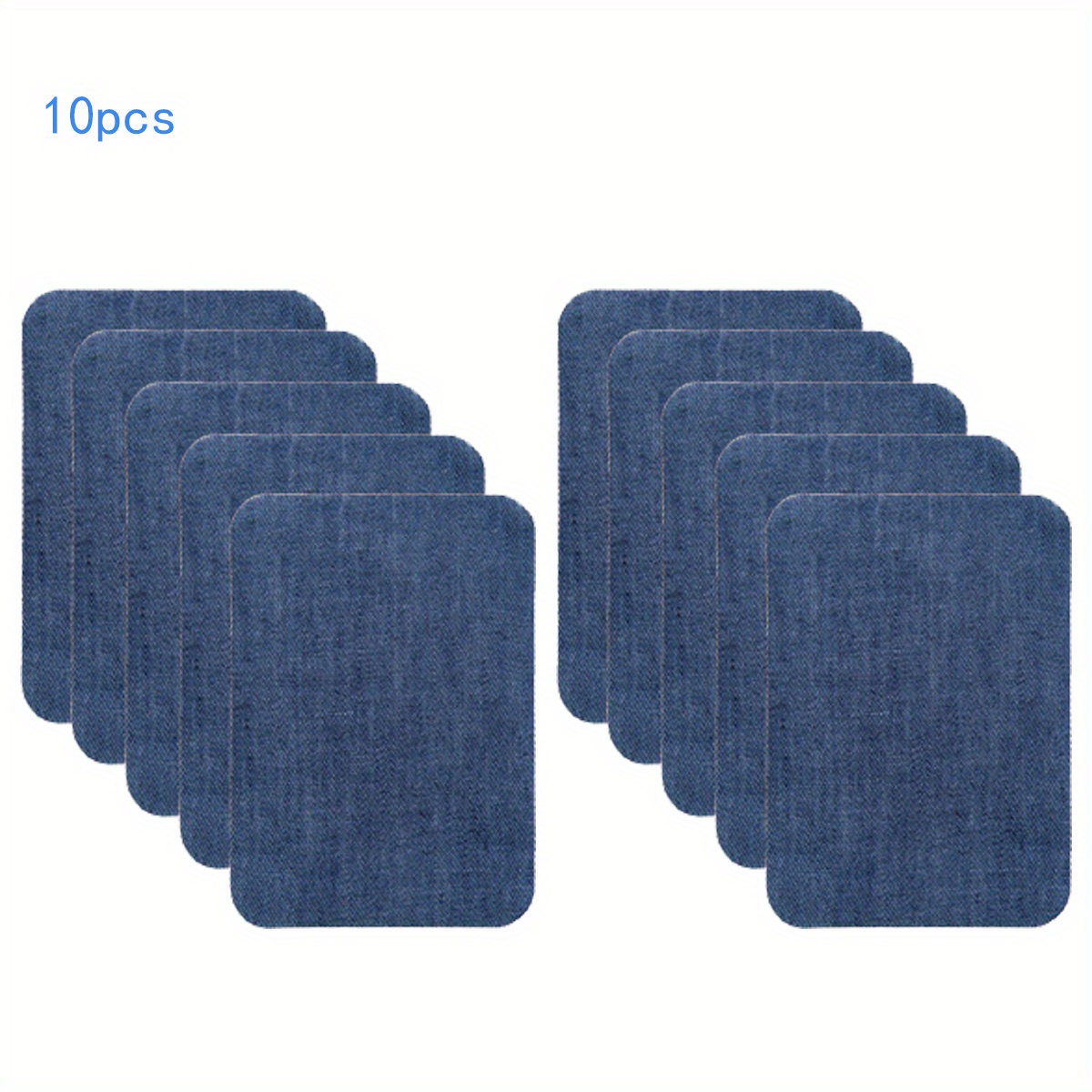 Jeans Denim Patches, 10X6Inch Denim Patches for Jeans, Strongest Glue Denim  Iron-on Jean Patches for Inside Jeans and Clothing Repair, 5 Colors（Dark