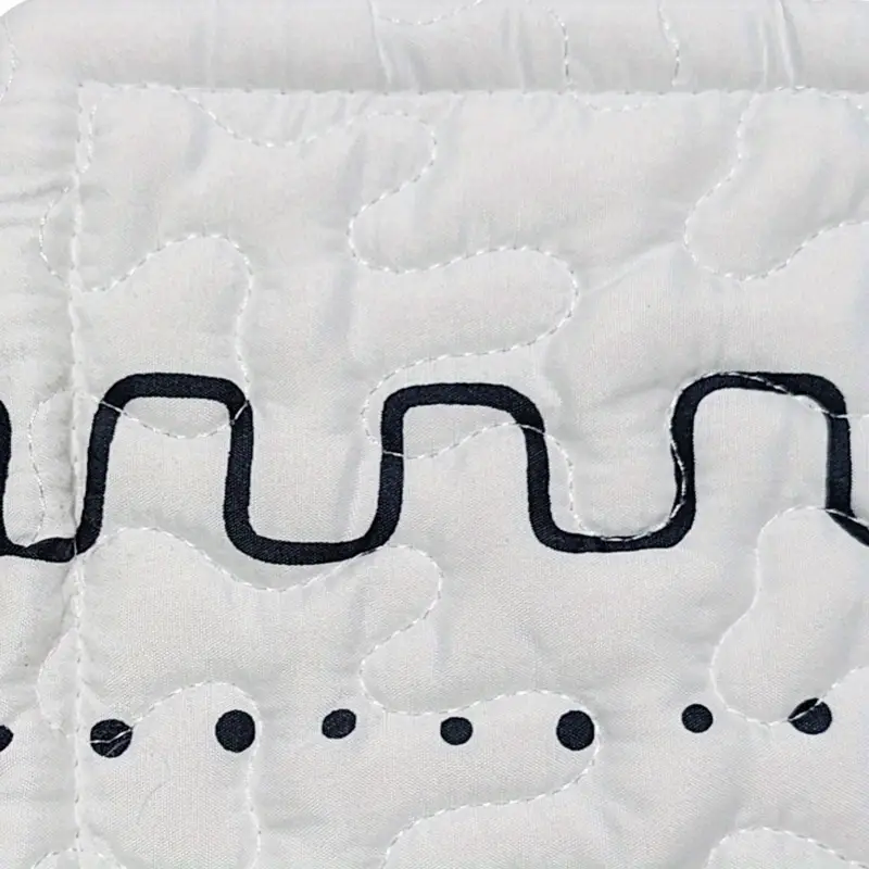 2 3pcs summer geometric patterns bedspread set 1 bedspread 1 2 pillowcase without filler soft breathable and comfortable microfiber bedding set for bedroom dorm room details 4