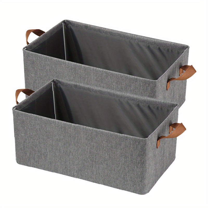 Extra Large Metal Frame Fabric Storage Bins For Closet - Temu