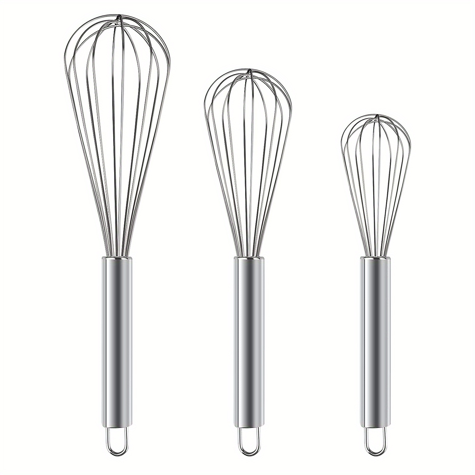 Stainless Steel Spring Egg Whisk Perfect For Whisking - Temu