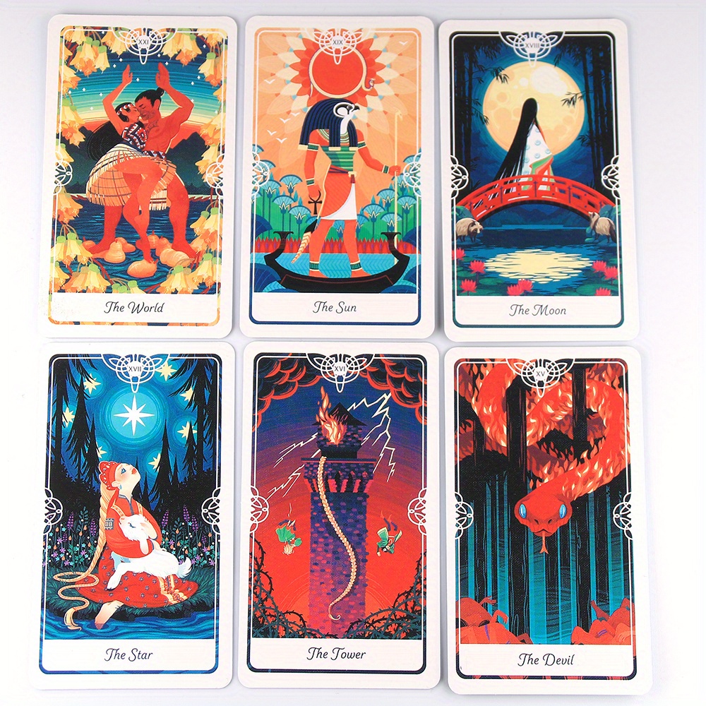 2022 Tarot Divine A Deck E guidebook Tarot Cards Beginners - Temu