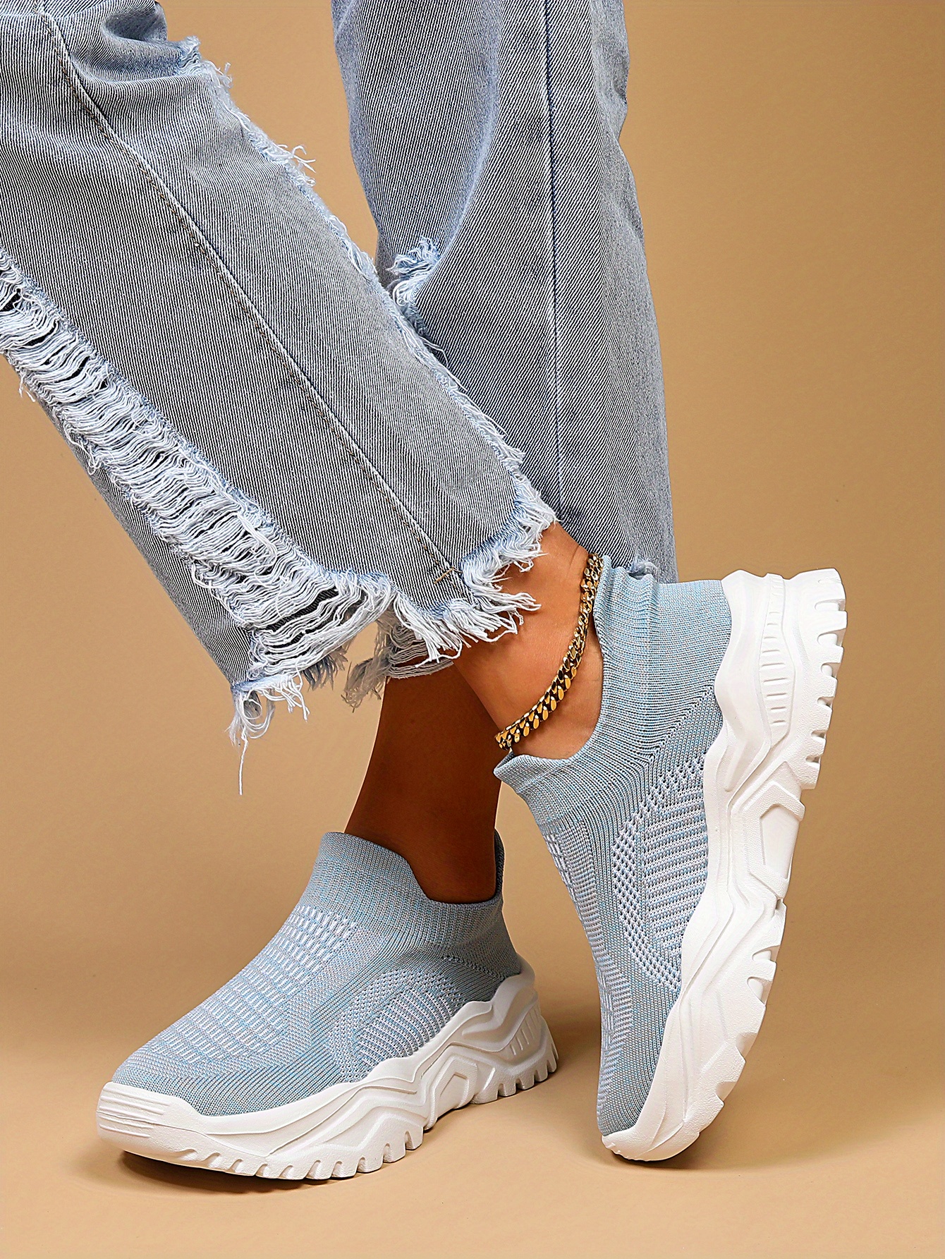 Light blue running on sale shoes