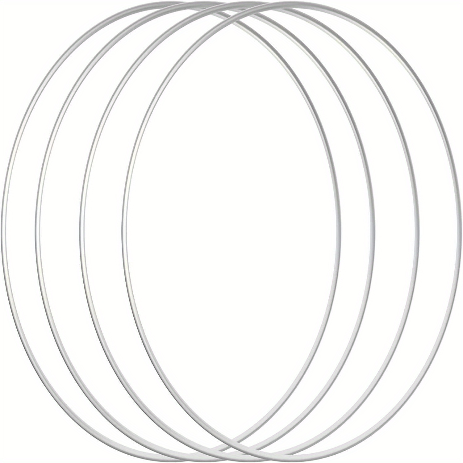 10 Pack 5 Inch Metal Rings for Crafts, Metal Hoops for Crafts, Flower Rings  for Macrame, Macrame Rings Supplies for Christmas Halloween Holiday